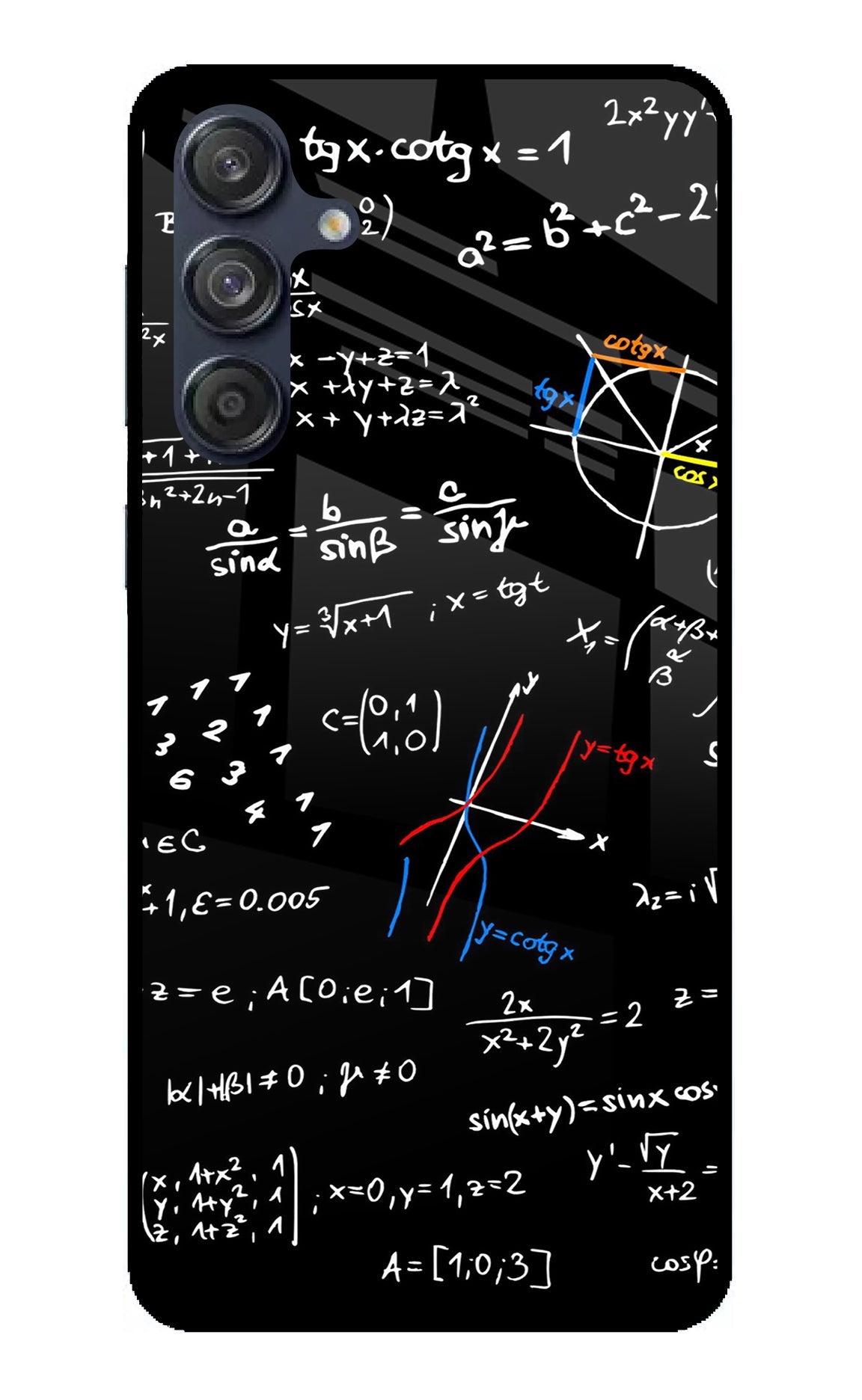 Mathematics Formula Samsung M55 5G Back Cover