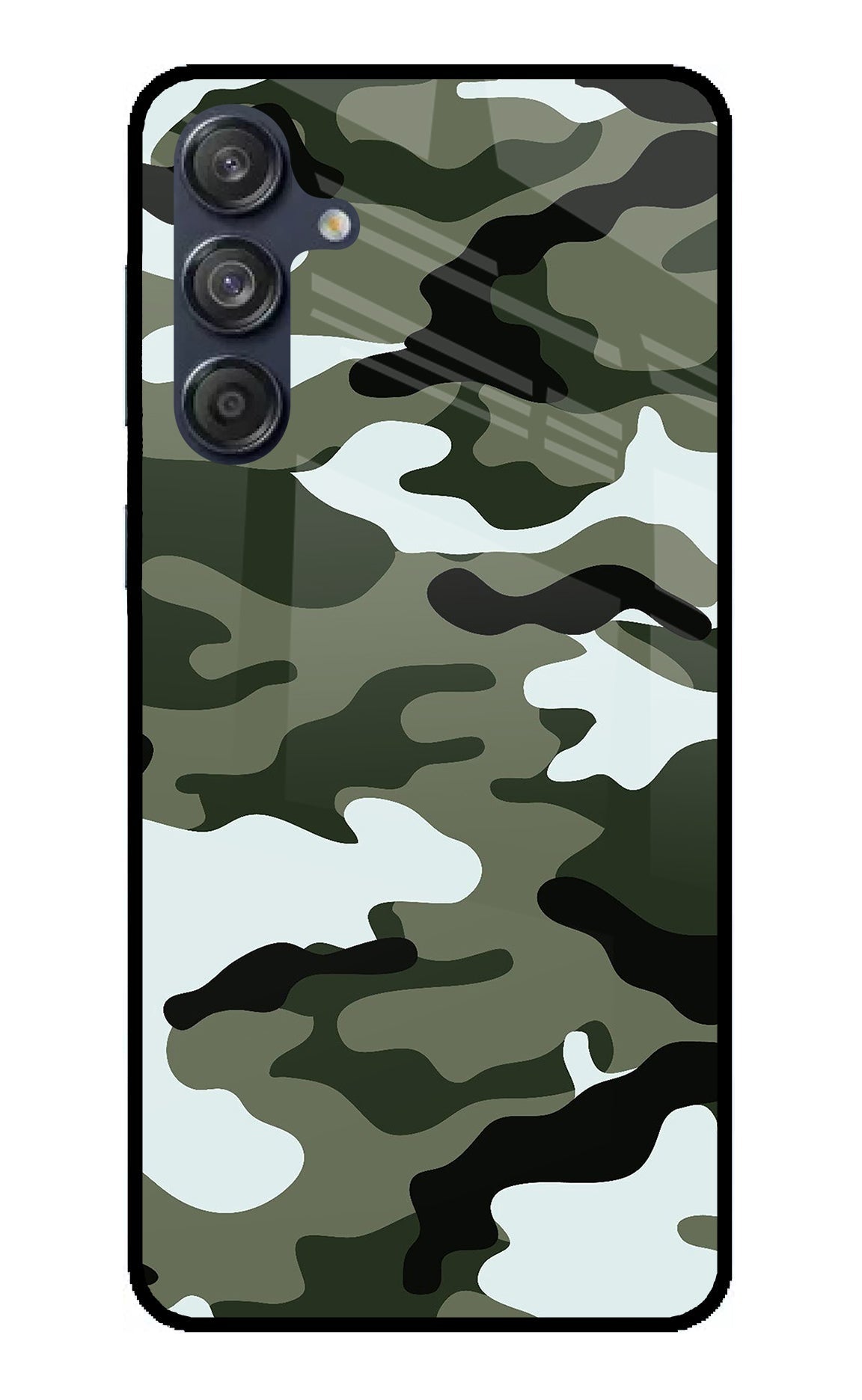 Camouflage Samsung M55 5G Back Cover