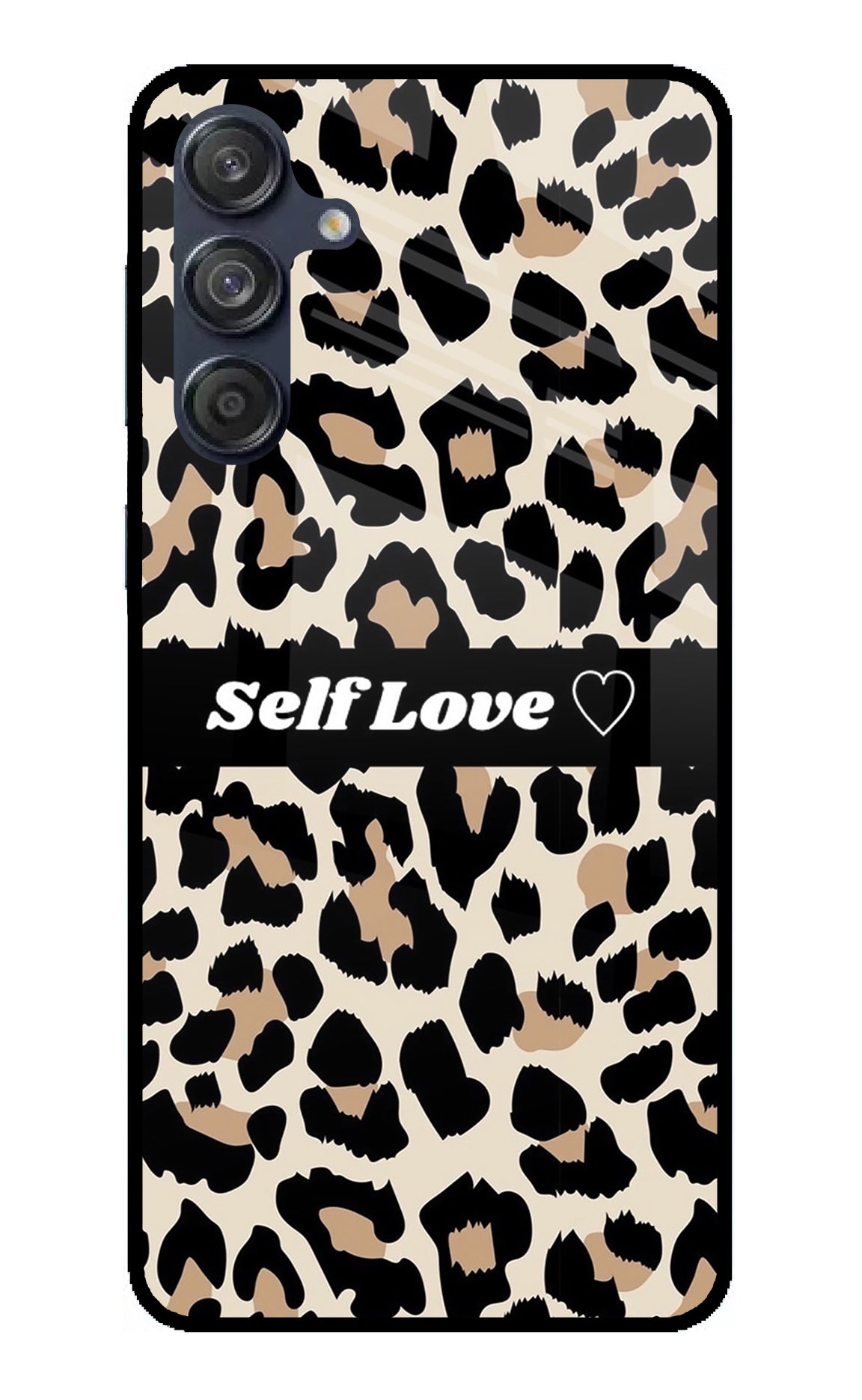 Leopard Print Self Love Samsung M55 5G Back Cover