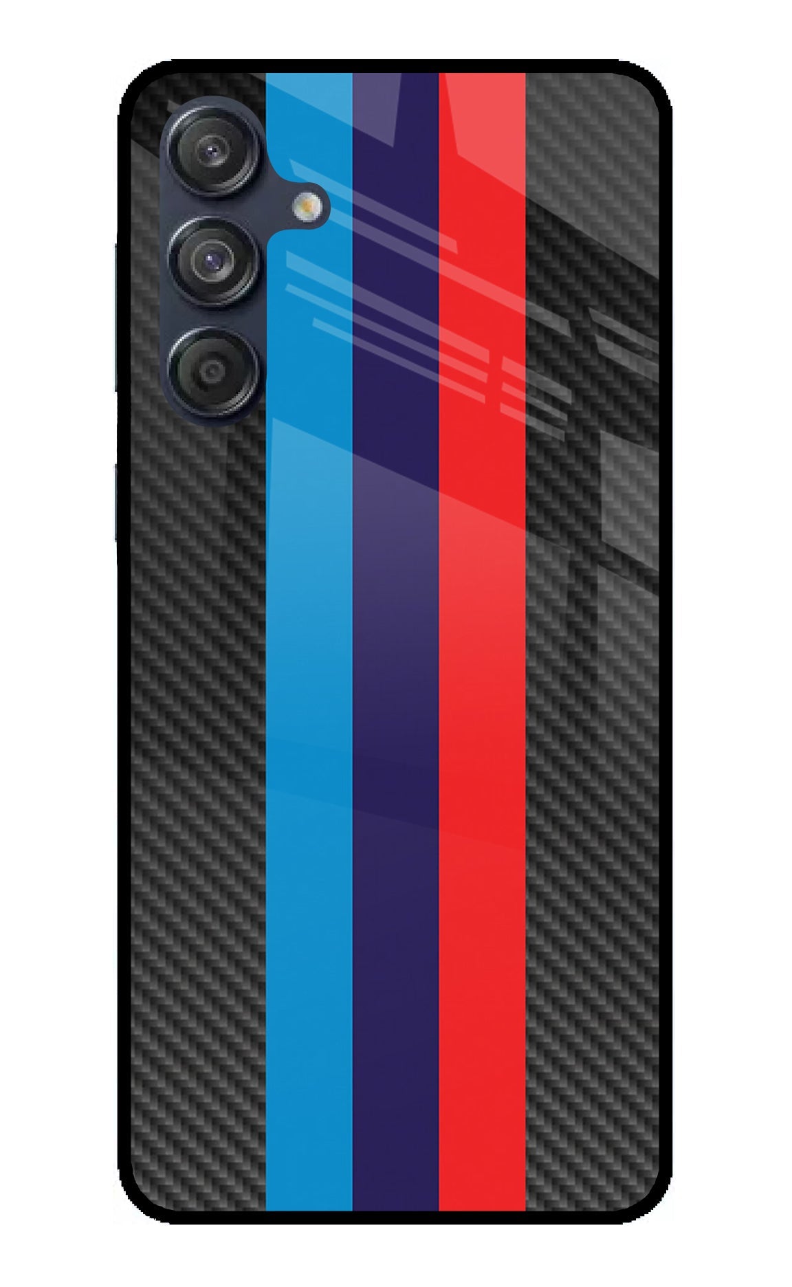 BMW Stripes Pattern Samsung M55 5G Back Cover