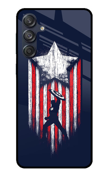 Captain America Marvel Art Samsung M55 5G Back Cover