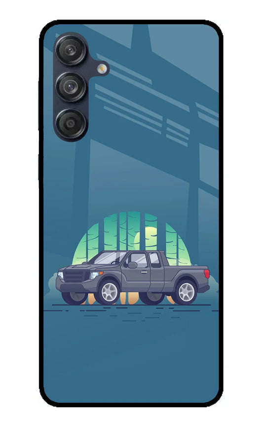 Retro Garage Vibe Samsung M55 5G Glass Case