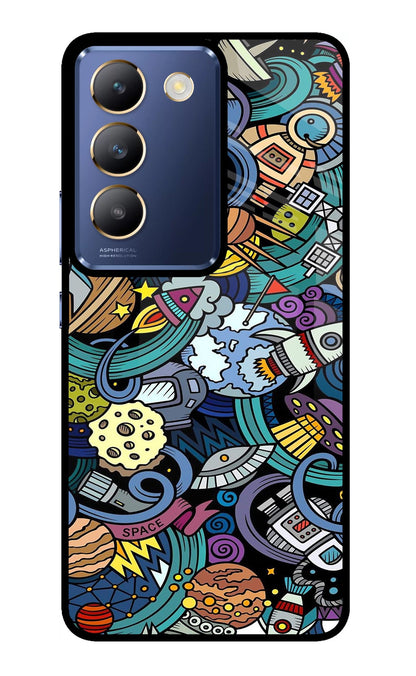 Space Abstract Vivo Y200E 5G/T3 5G Back Cover