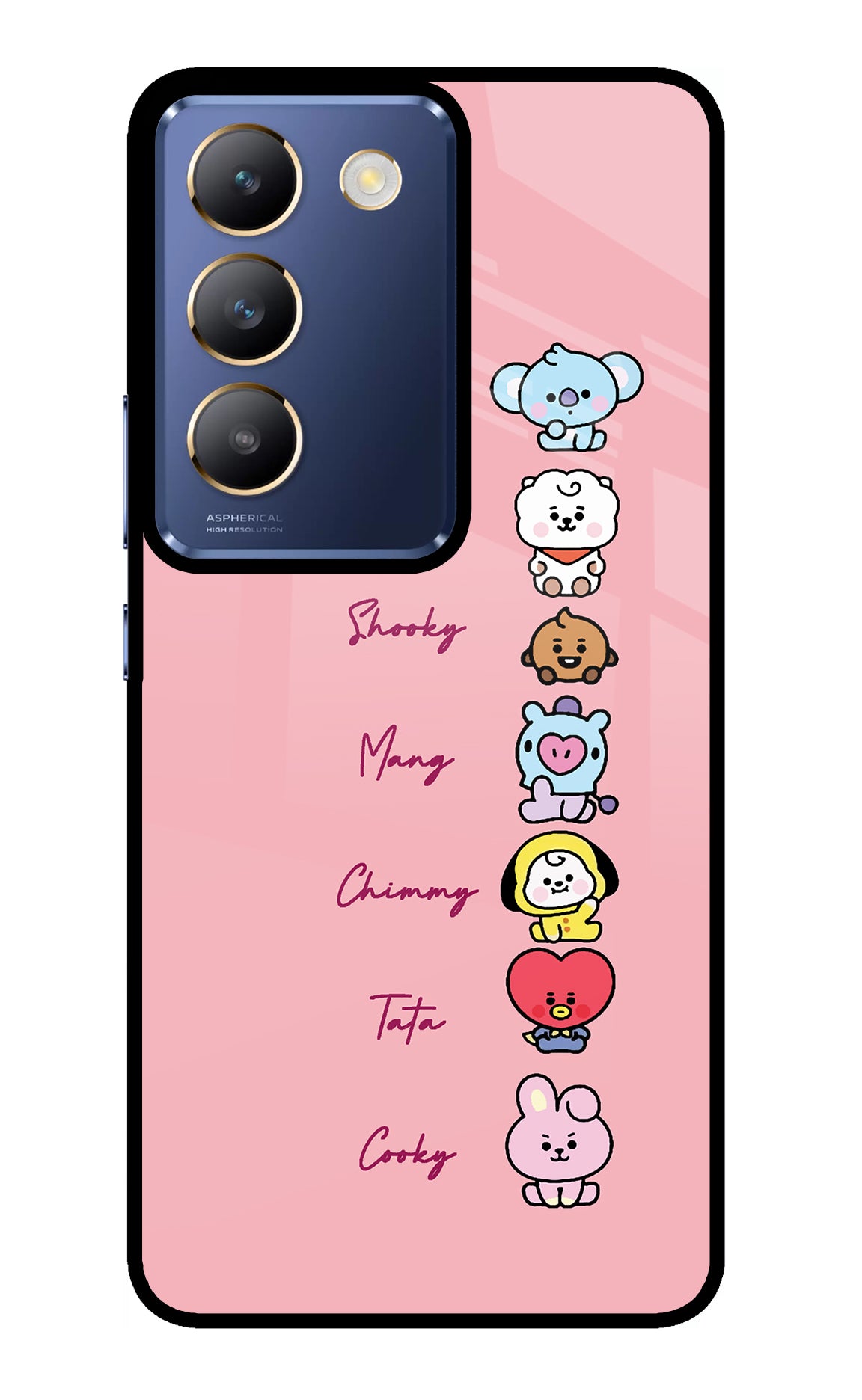 BTS names Vivo Y200E 5G/T3 5G Back Cover