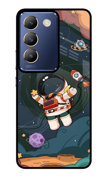 Cartoon Astronaut Vivo Y200E 5G/T3 5G Back Cover