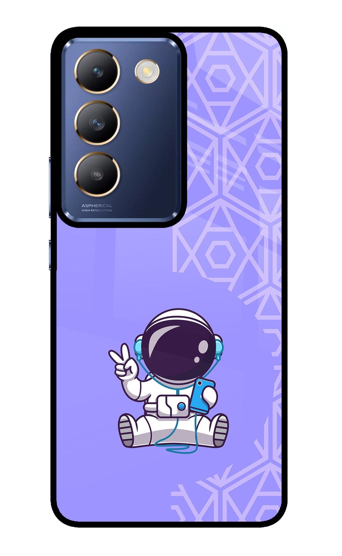 Cute Astronaut Chilling Vivo Y200E 5G/T3 5G Back Cover