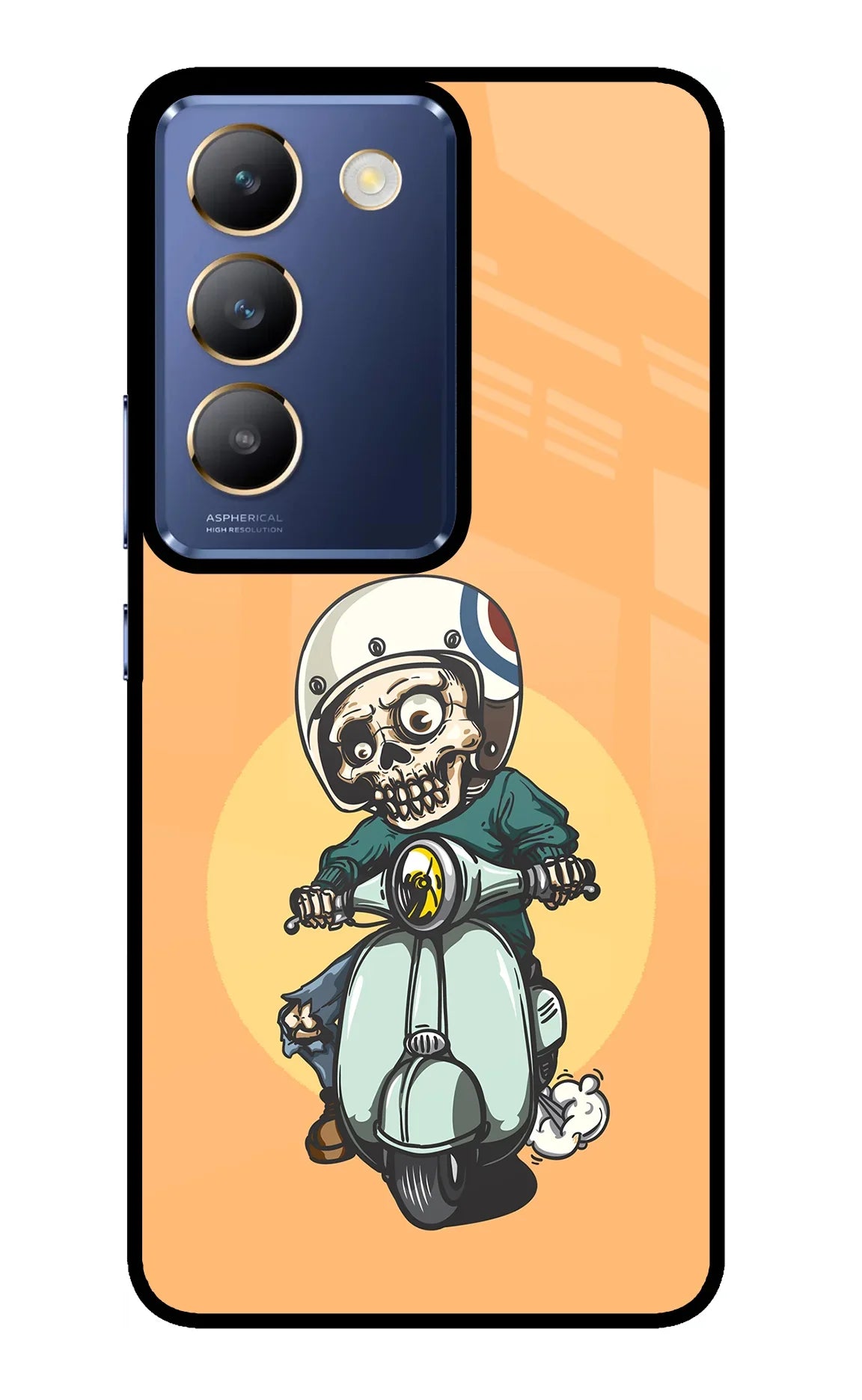 Undead Biker Vivo Y200E 5G/T3 5G Glass Case