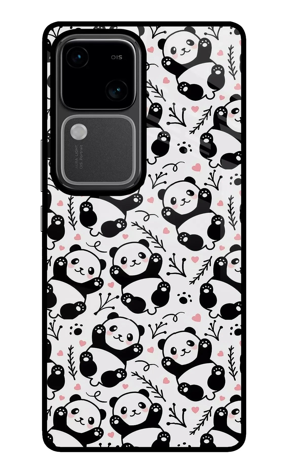 Cute Panda Vivo V30 5G Back Cover