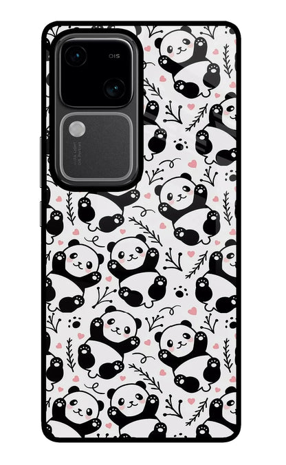 Cute Panda Vivo V30 5G Back Cover