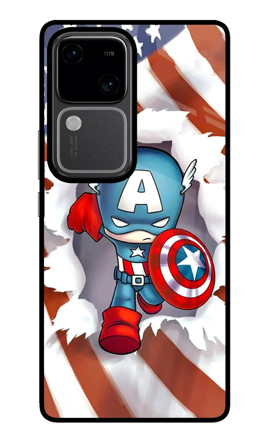 Captain America Vivo V30 5G Back Cover