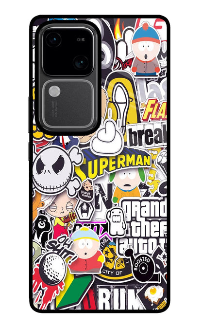 Sticker Bomb Vivo V30 5G Back Cover