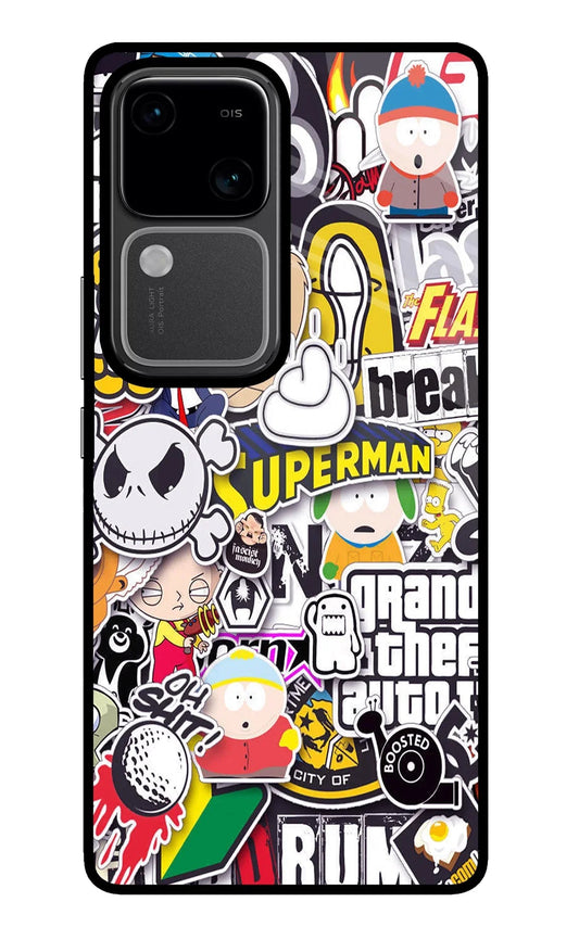 Sticker Bomb Vivo V30 5G Back Cover