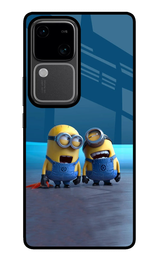 Minion Laughing Vivo V30 5G Back Cover