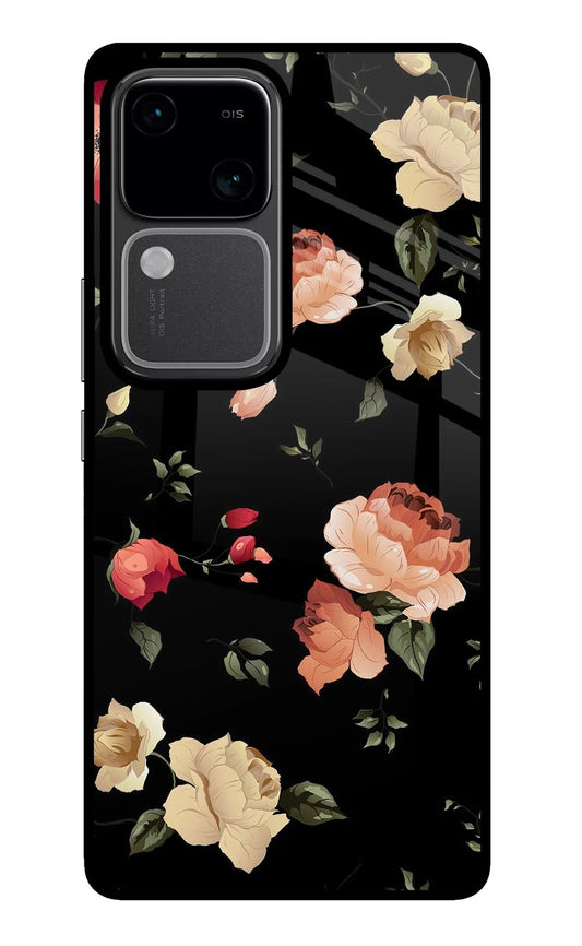 Flowers Vivo V30 5G Back Cover