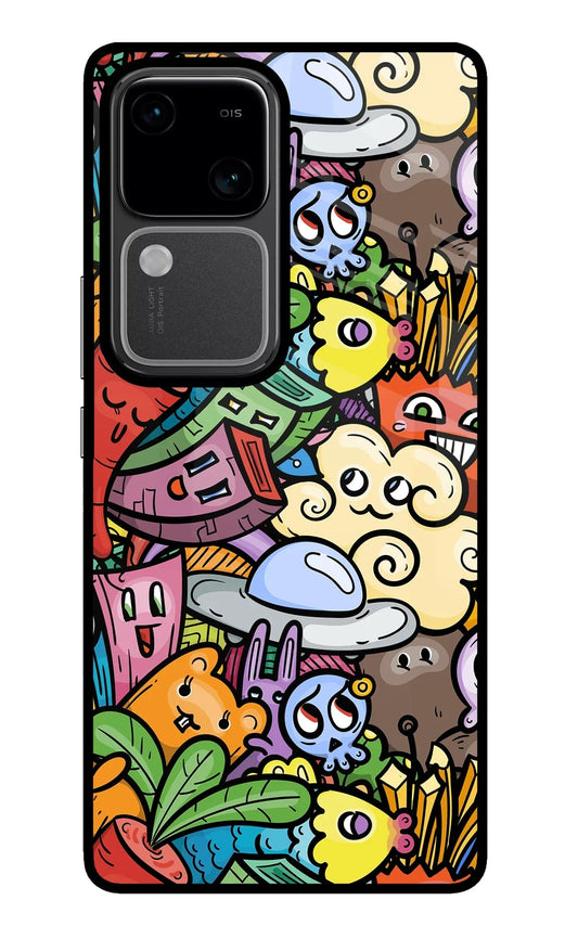 Veggie Doodle Vivo V30 5G Back Cover