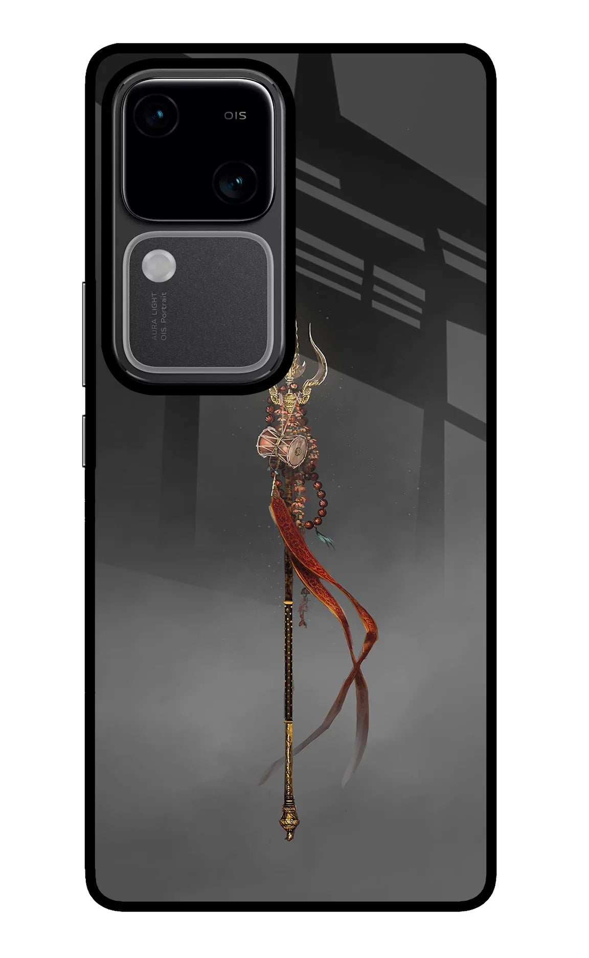 Shiv Trishul Vivo V30 5G Glass Case