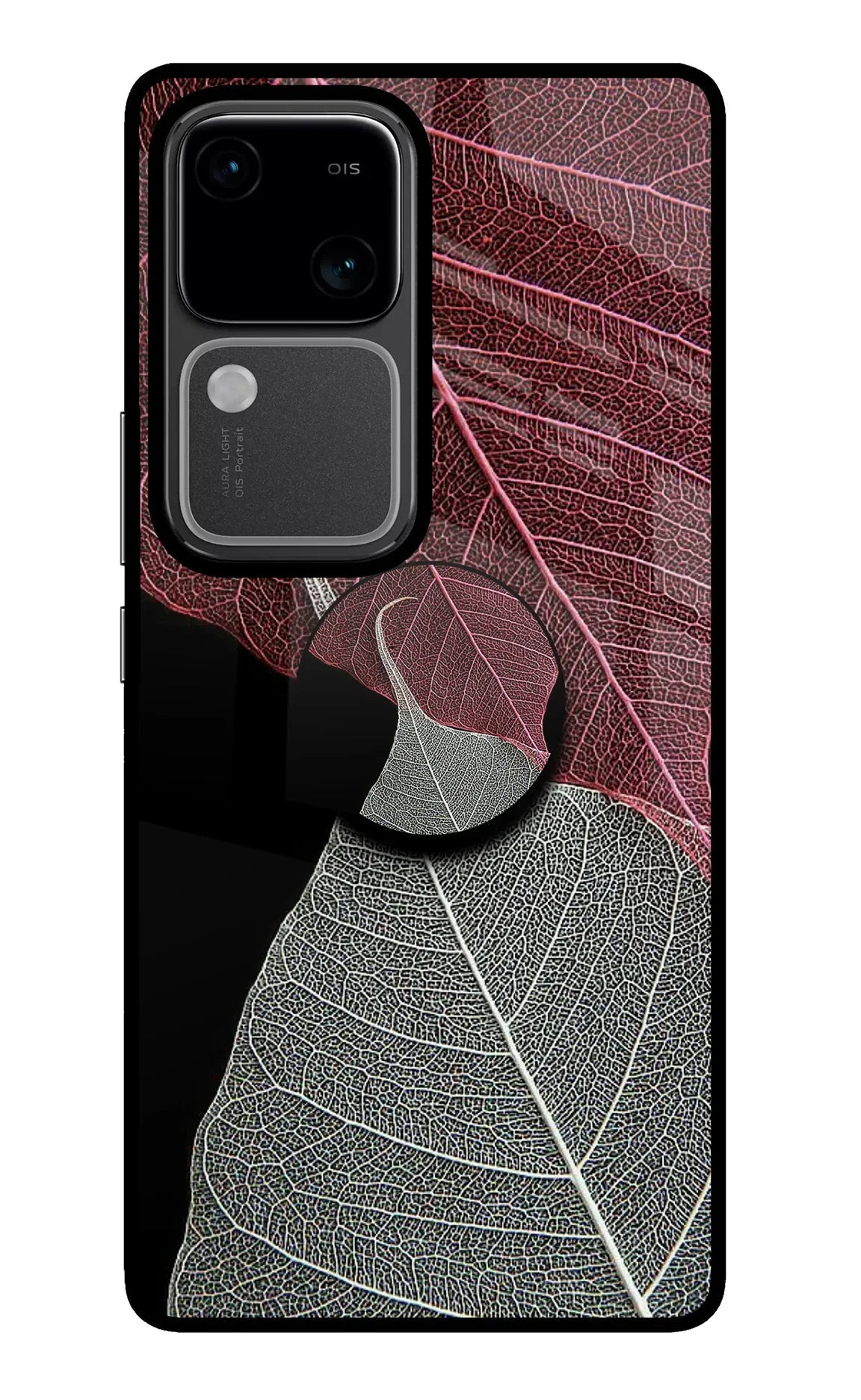 Leaf Pattern Vivo V30 5G Pop Case