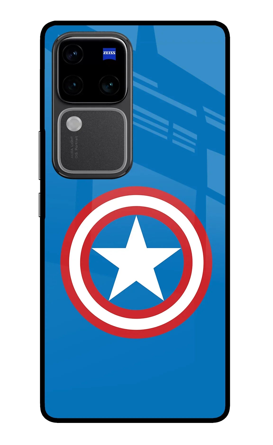 Captain America Logo Vivo V30 Pro 5G Back Cover
