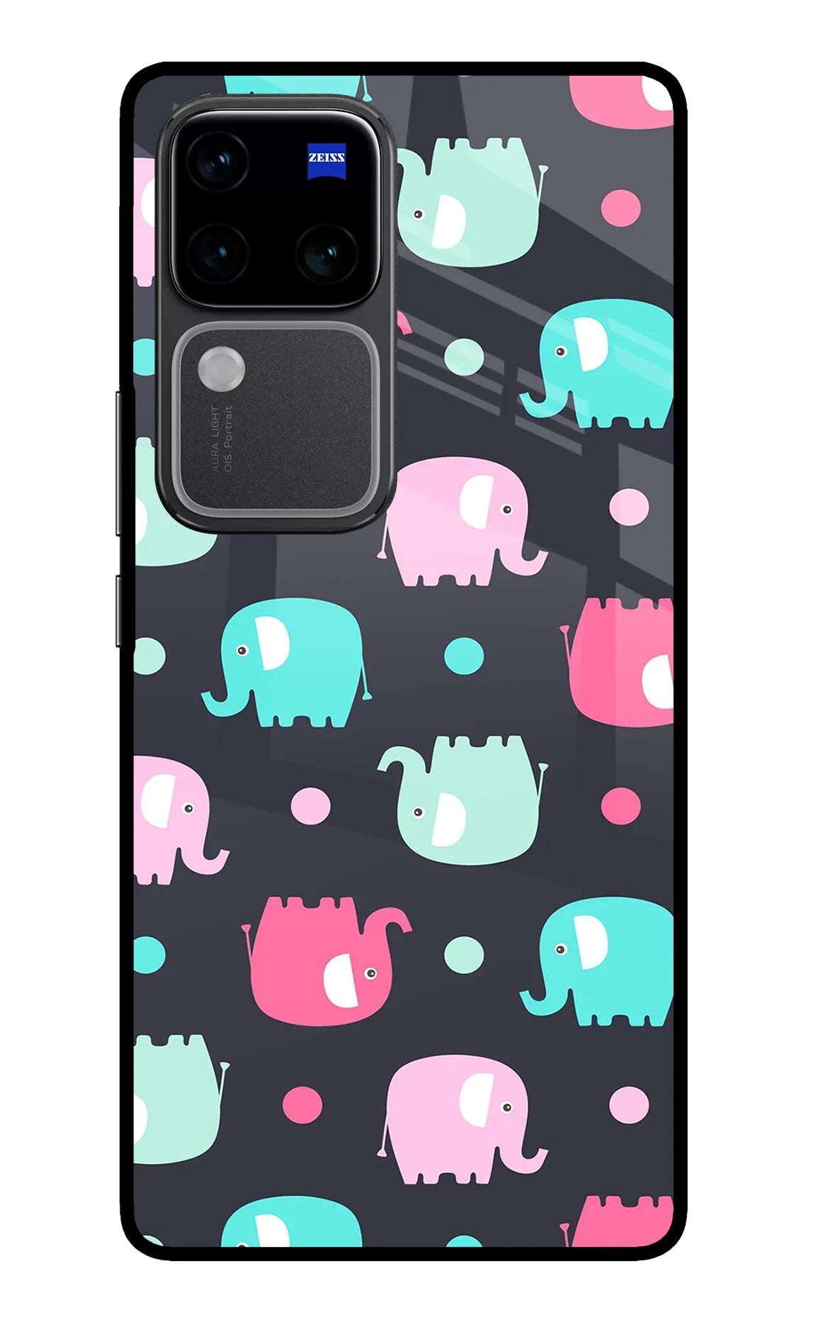 Elephants Vivo V30 Pro 5G Back Cover