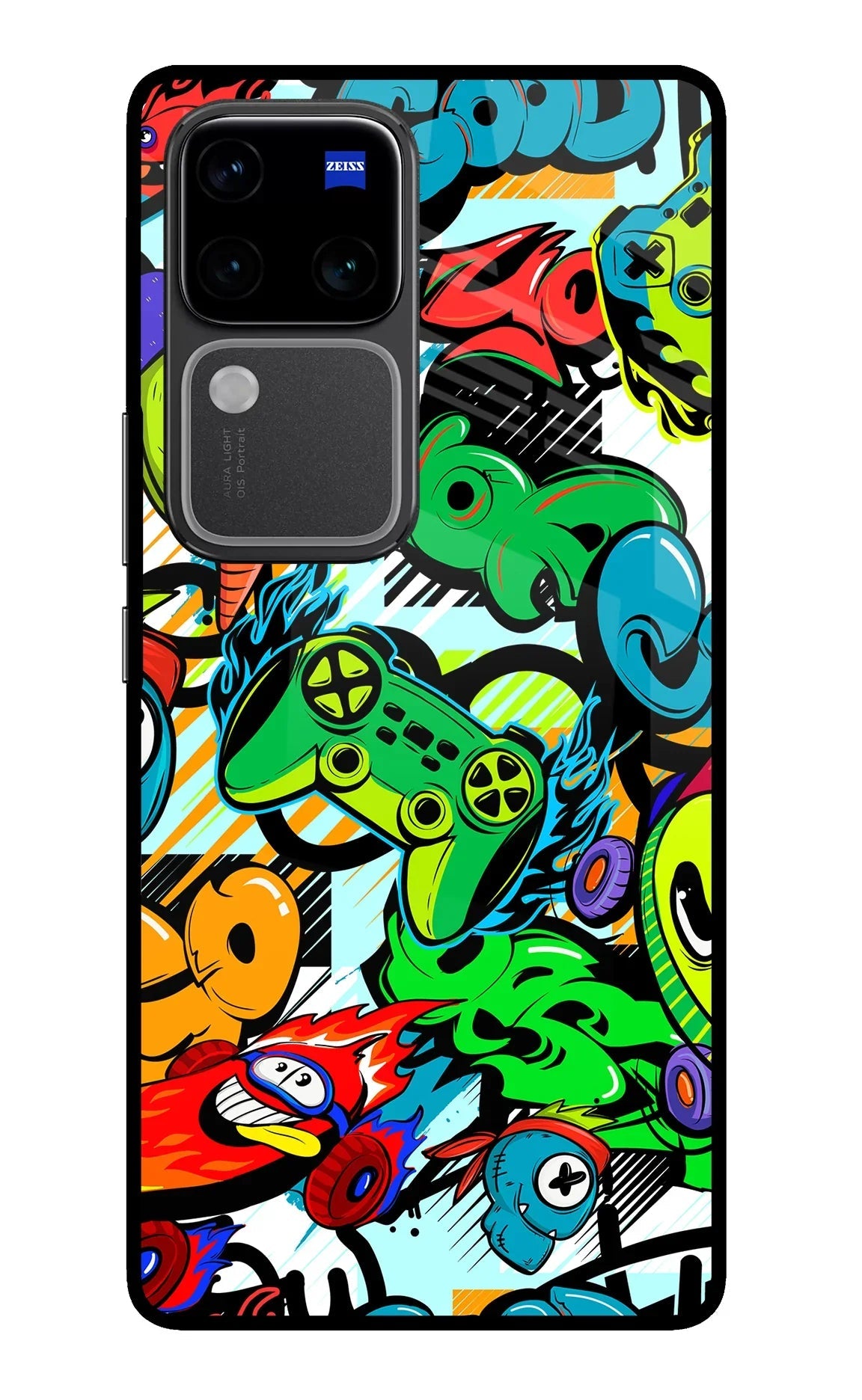 Game Doodle Vivo V30 Pro 5G Glass Case