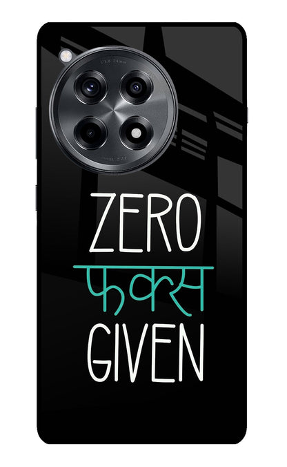 Zero Fucks Given OnePlus 12R Back Cover