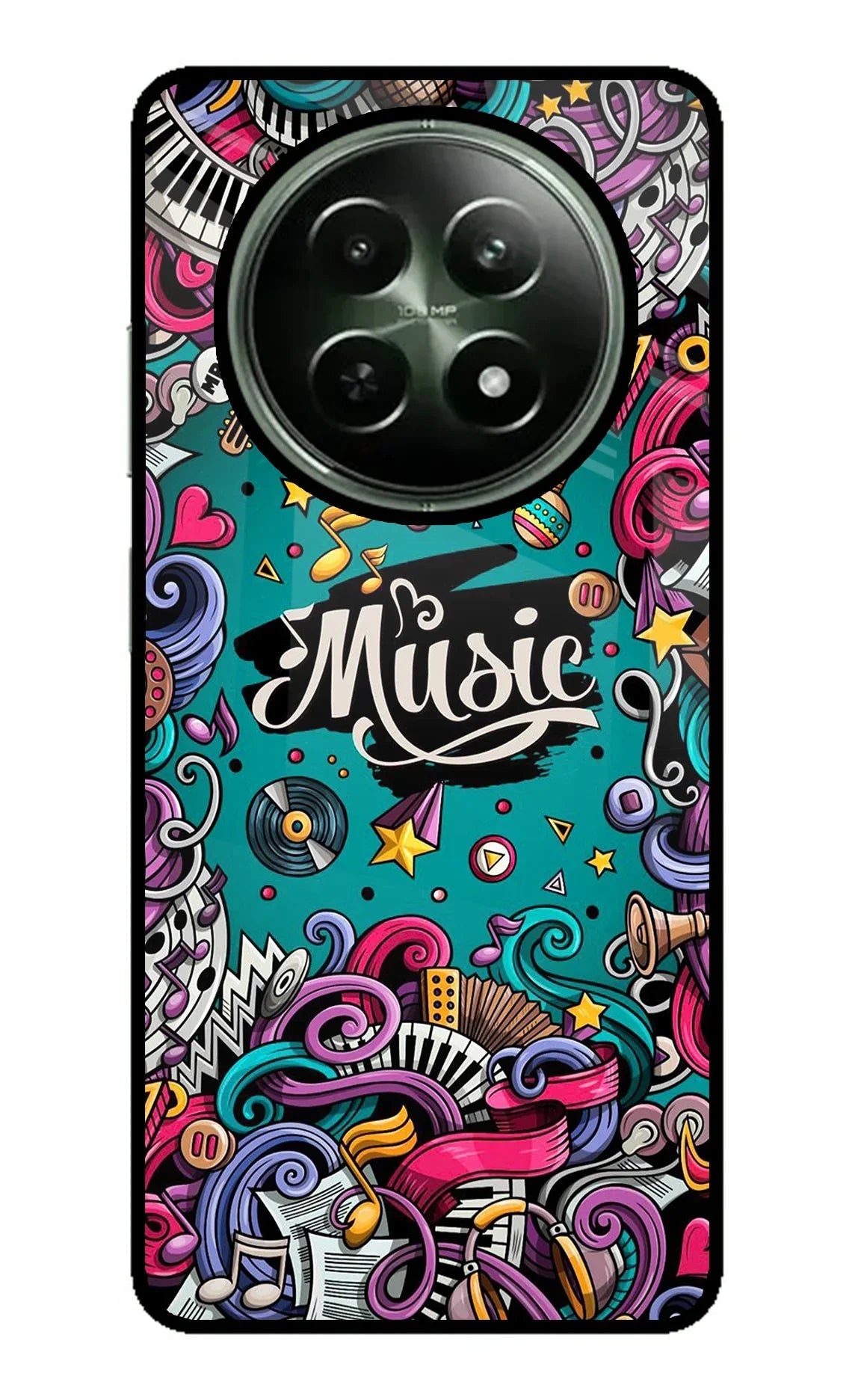 Music Graffiti Realme 12 5G Back Cover