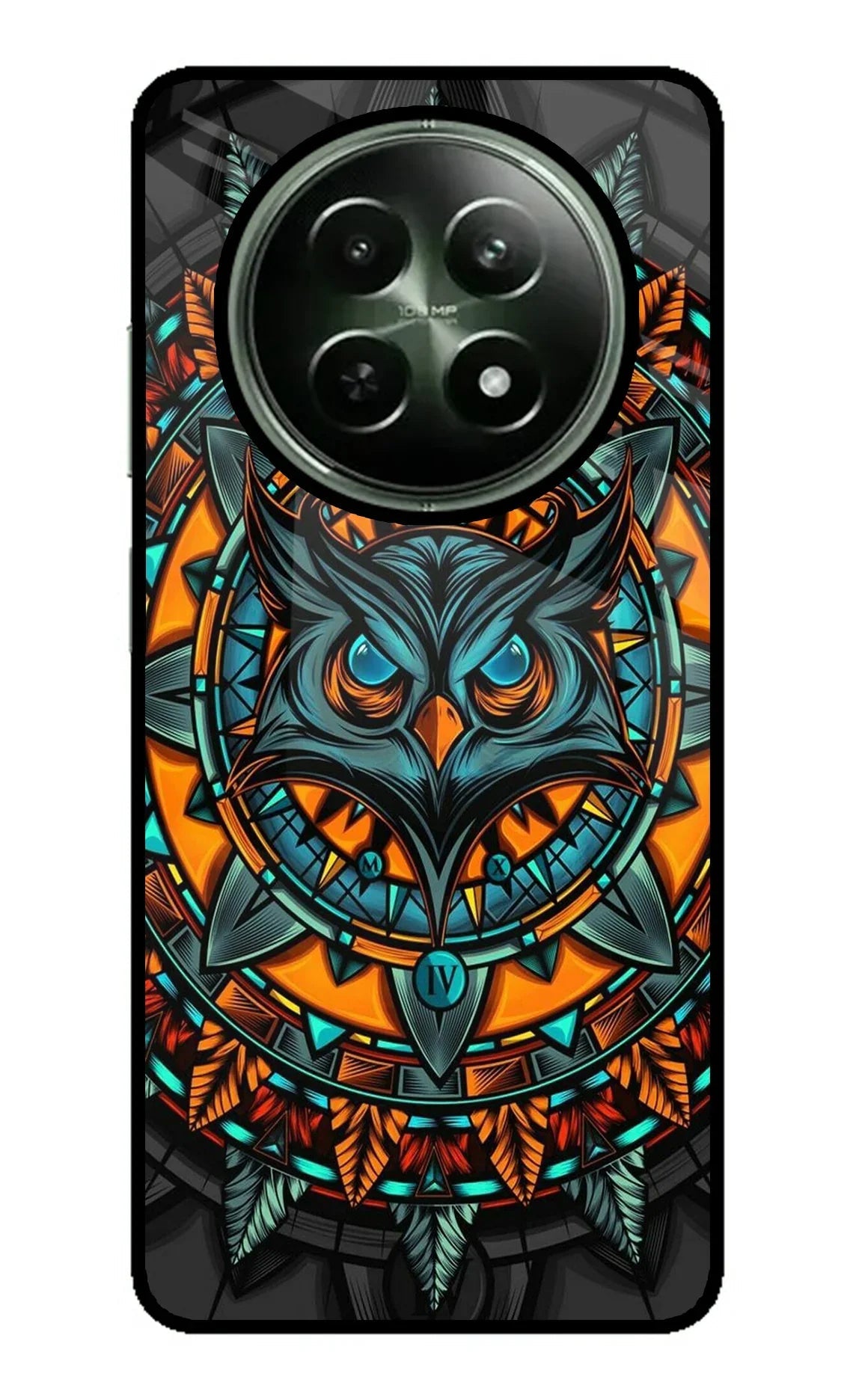Angry Owl Art Realme 12 5G Back Cover