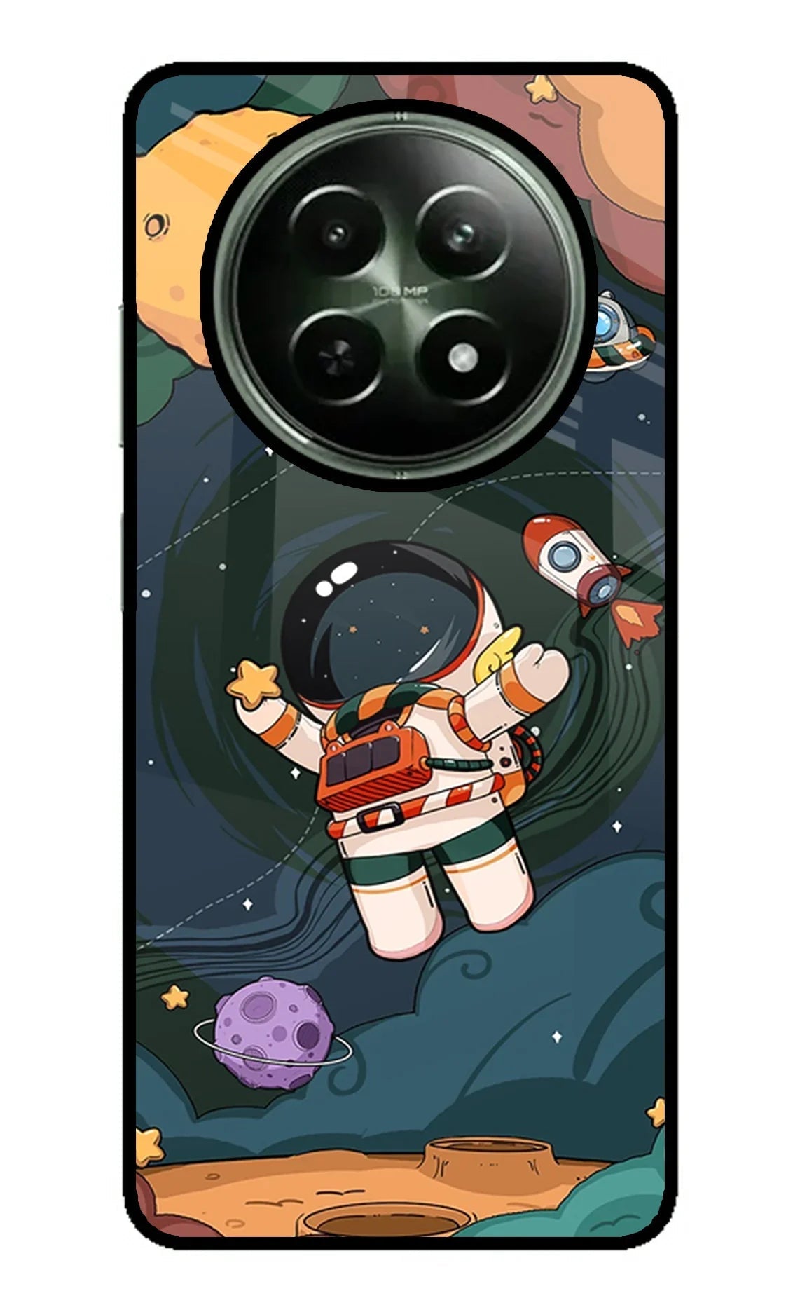 Cartoon Astronaut Realme 12 5G Back Cover