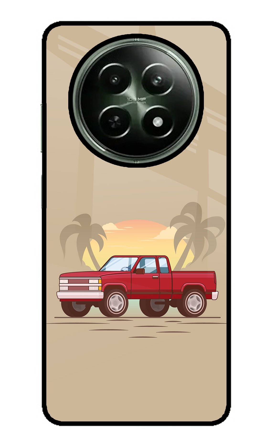 Desert Classic Drive Realme 12 5G Glass Case