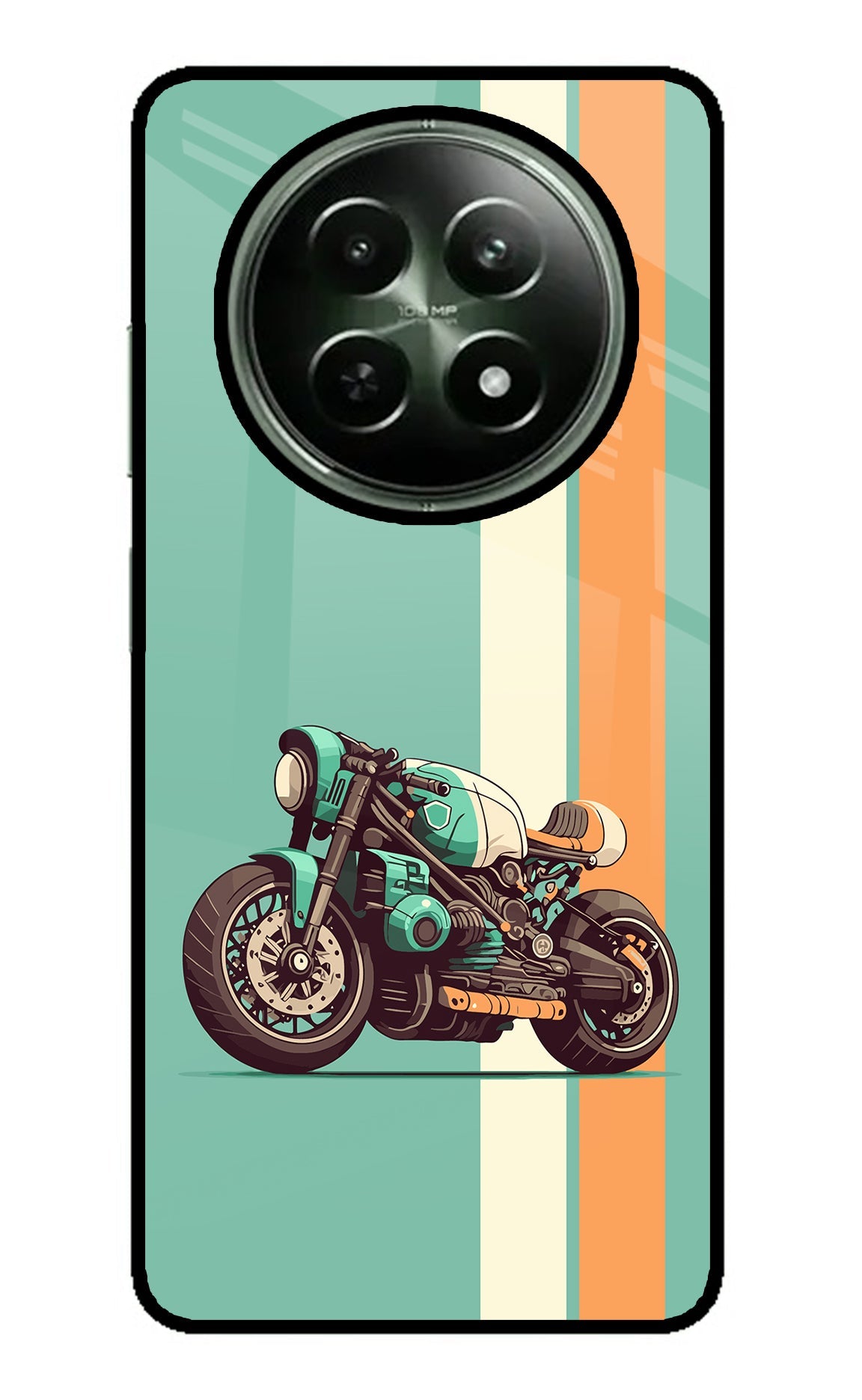 Striped Moto Drift Realme 12 5G Back Cover