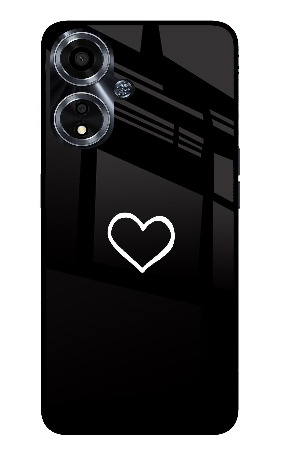 Heart Oppo A59 5G Back Cover