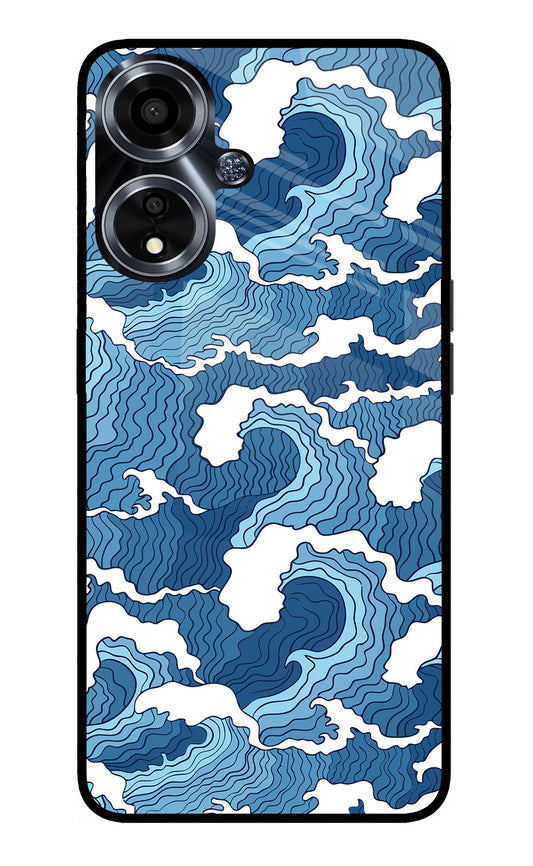 Blue Waves Oppo A59 5G Back Cover