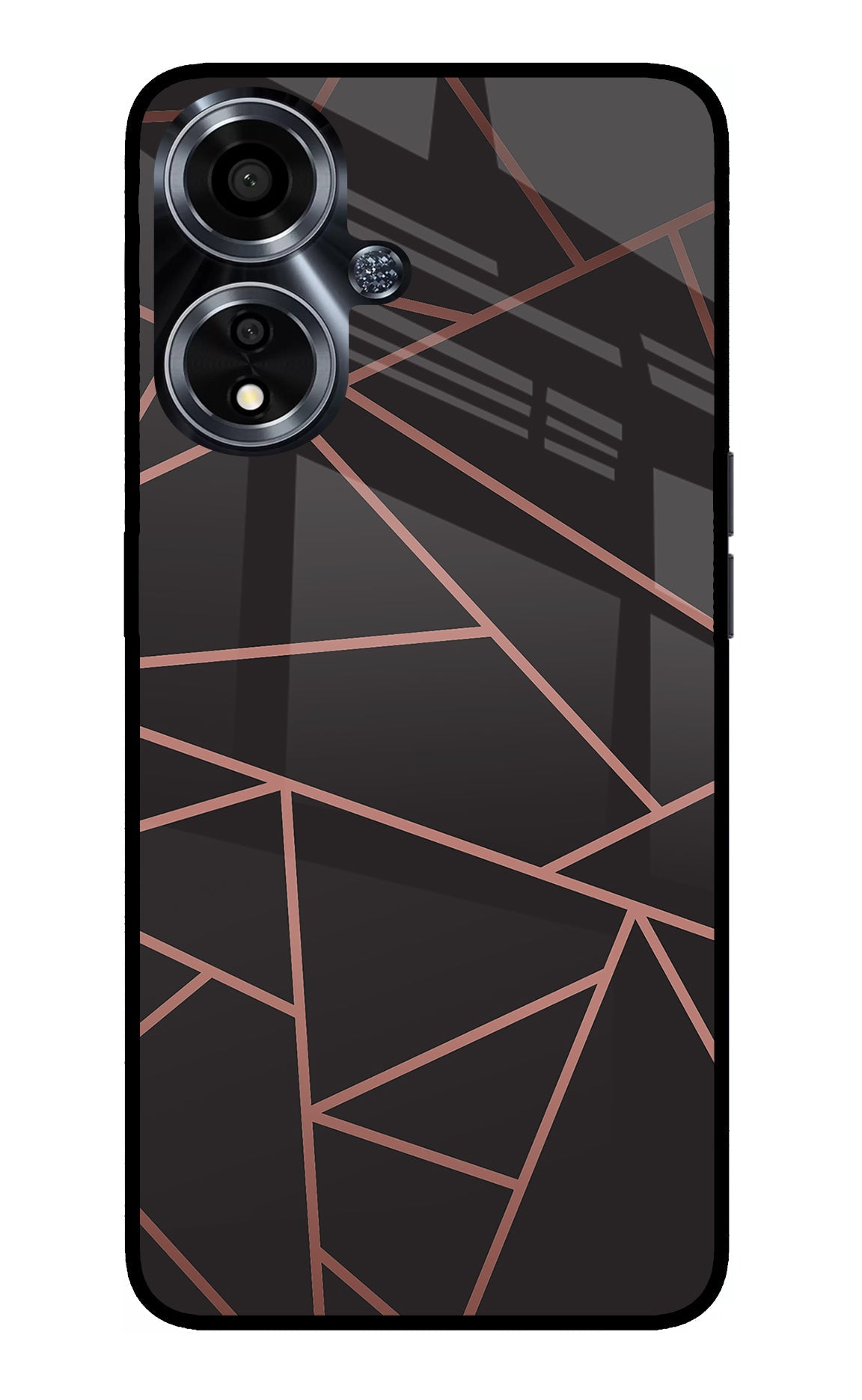 Geometric Pattern Oppo A59 5G Back Cover