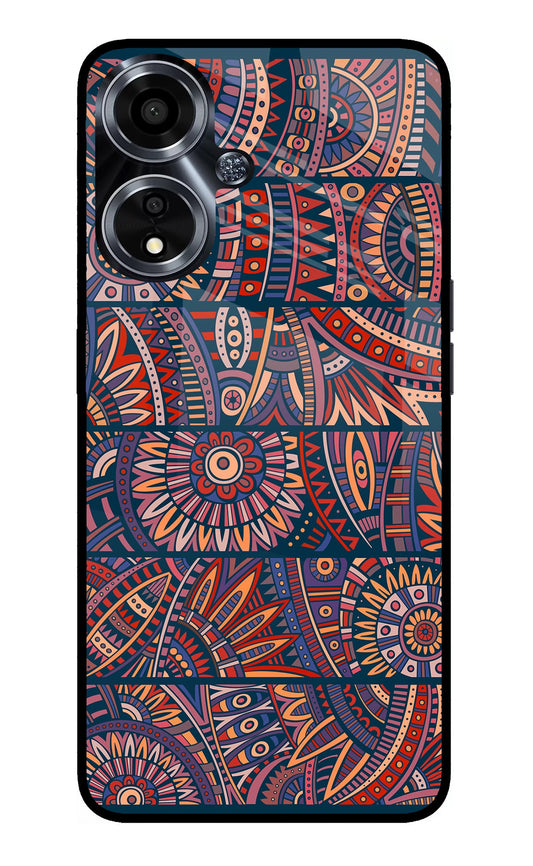 African Culture Design Oppo A59 5G Back Cover