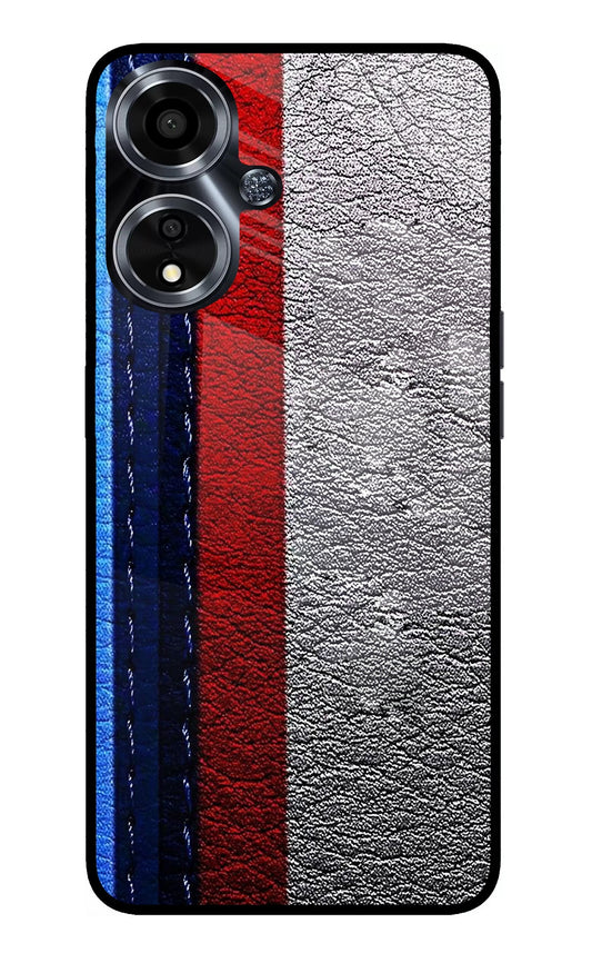 BMW Stripes Oppo A59 5G Glass Case