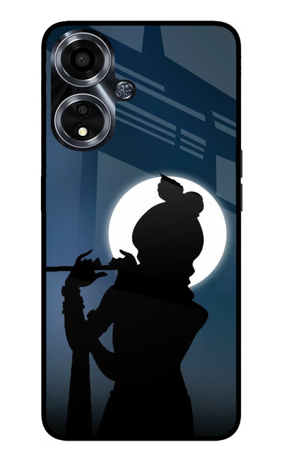Shri Krishna Silhouette Oppo A59 5G Back Cover