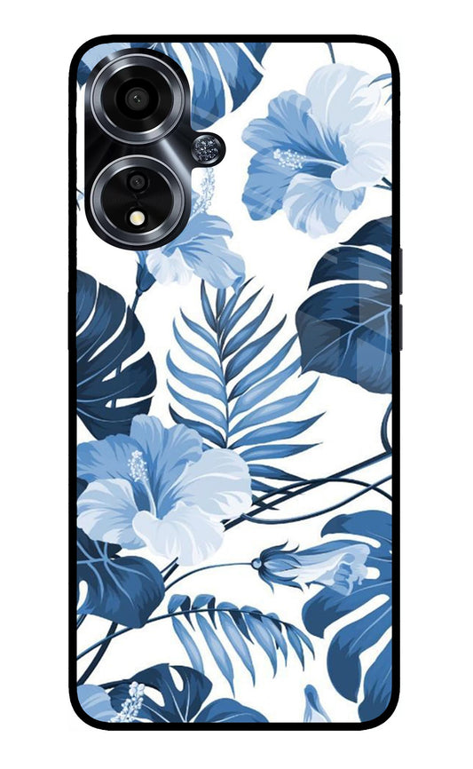Fabric Art Oppo A59 5G Glass Case