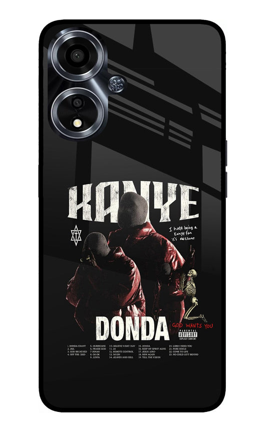 Donda Kanye West Oppo A59 5G Glass Case