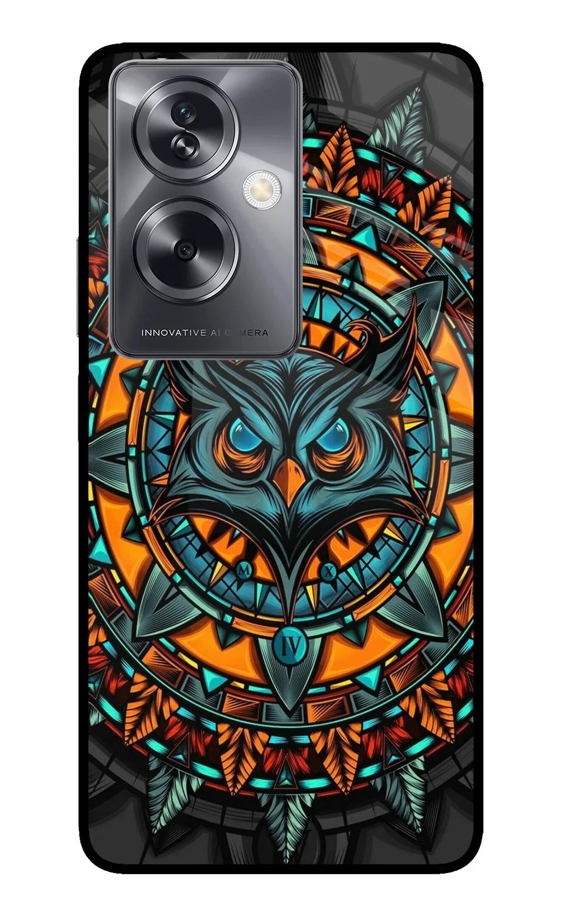 Angry Owl Art Oppo A79 5G Back Cover