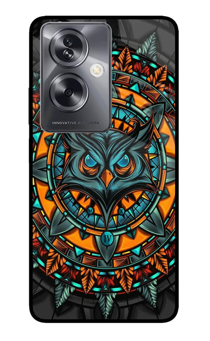 Angry Owl Art Oppo A79 5G Back Cover