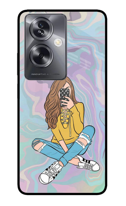 Selfie Girl Oppo A79 5G Back Cover