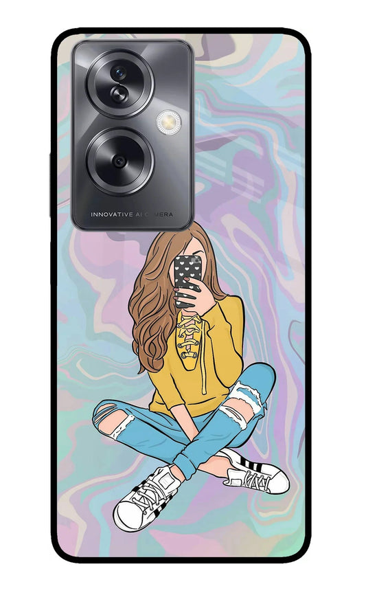 Selfie Girl Oppo A79 5G Back Cover