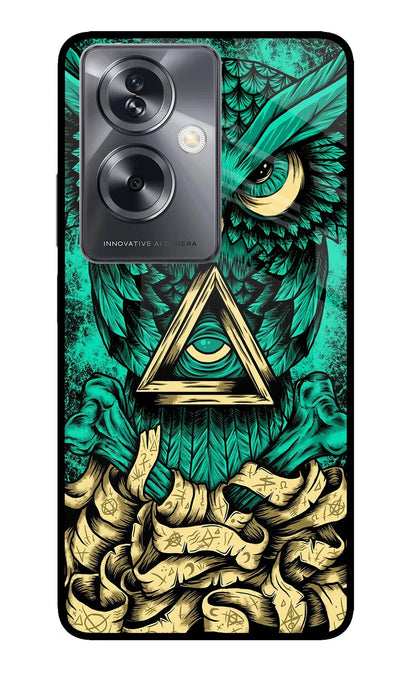 Green Owl Oppo A79 5G Back Cover