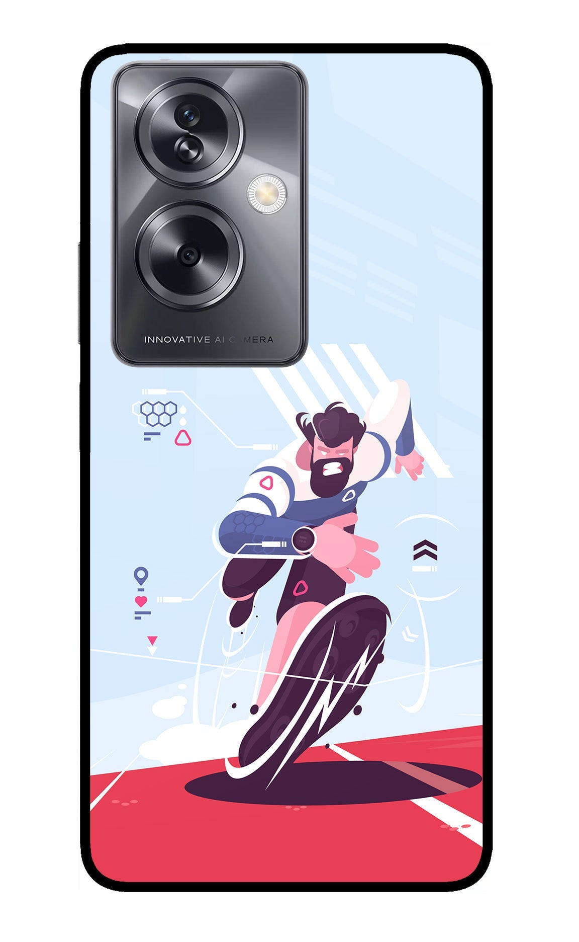 Run Pro Oppo A79 5G Glass Case