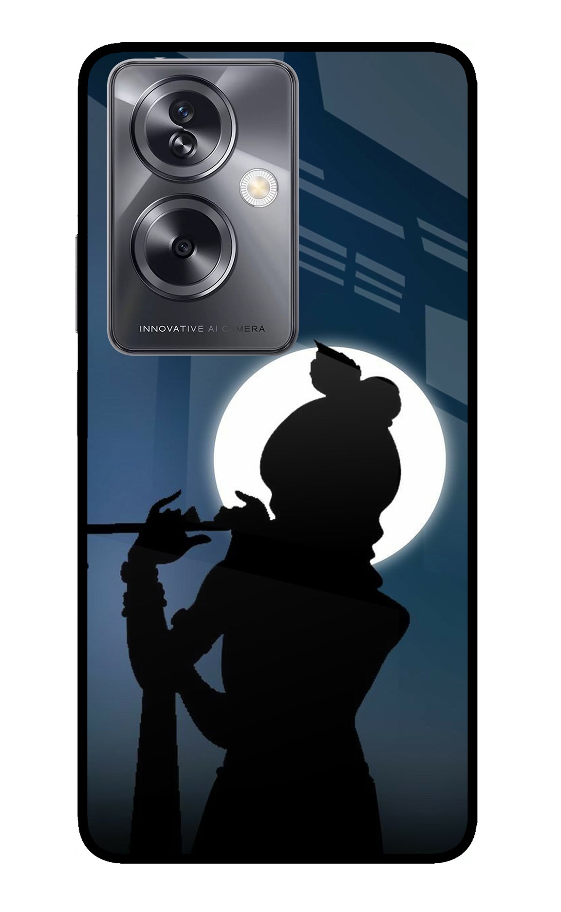 Shri Krishna Silhouette Oppo A79 5G Back Cover