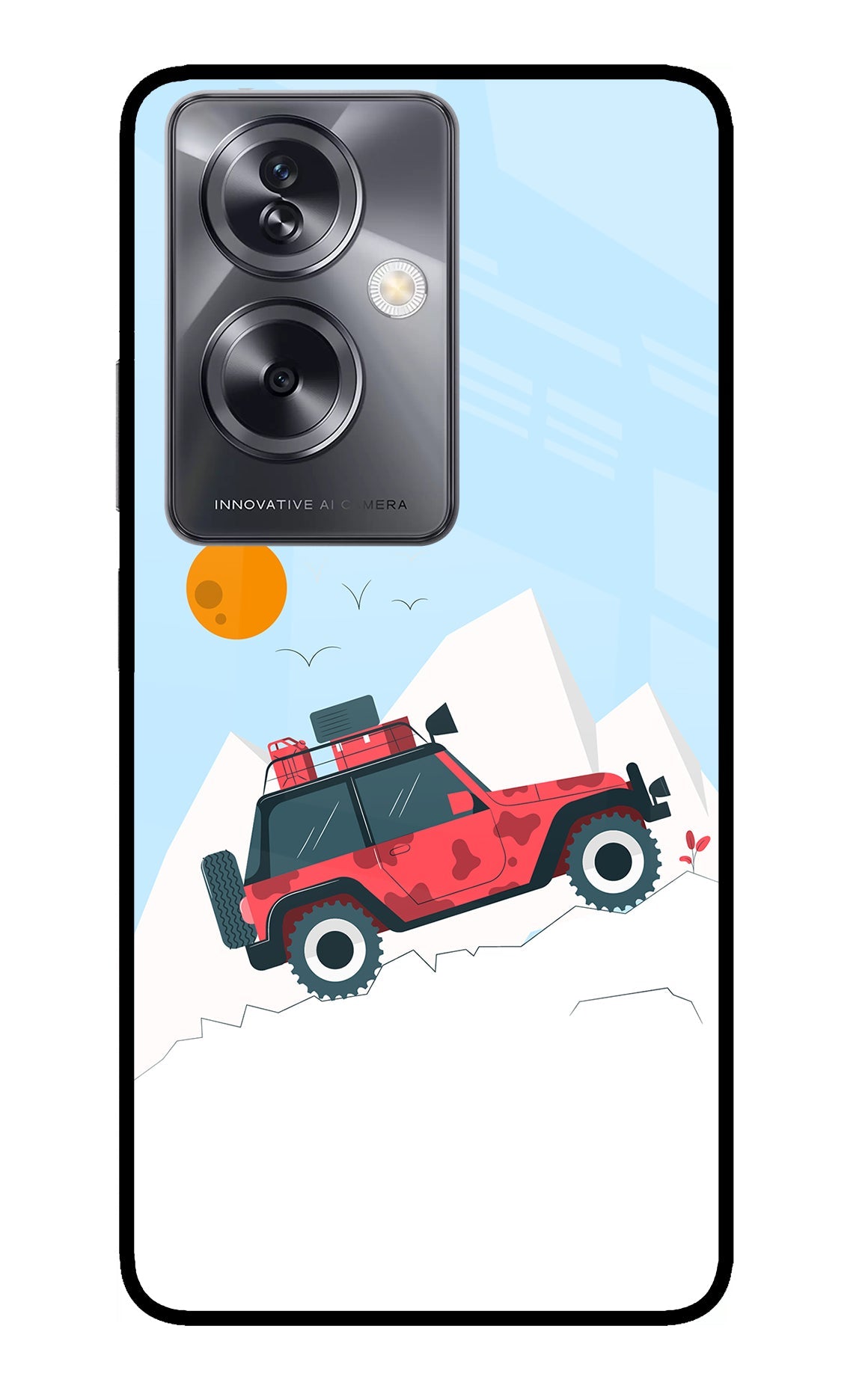 Mountain Trail Beast Oppo A79 5G Glass Case
