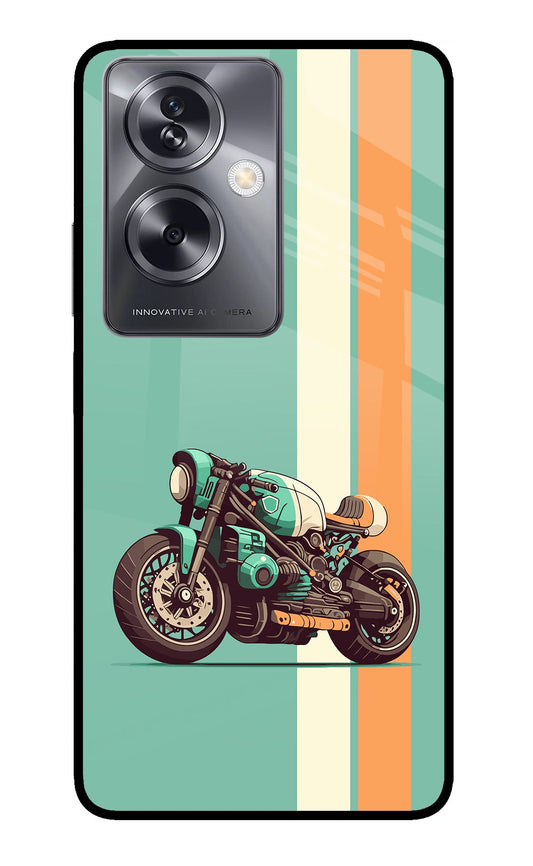 Striped Moto Drift Oppo A79 5G Back Cover