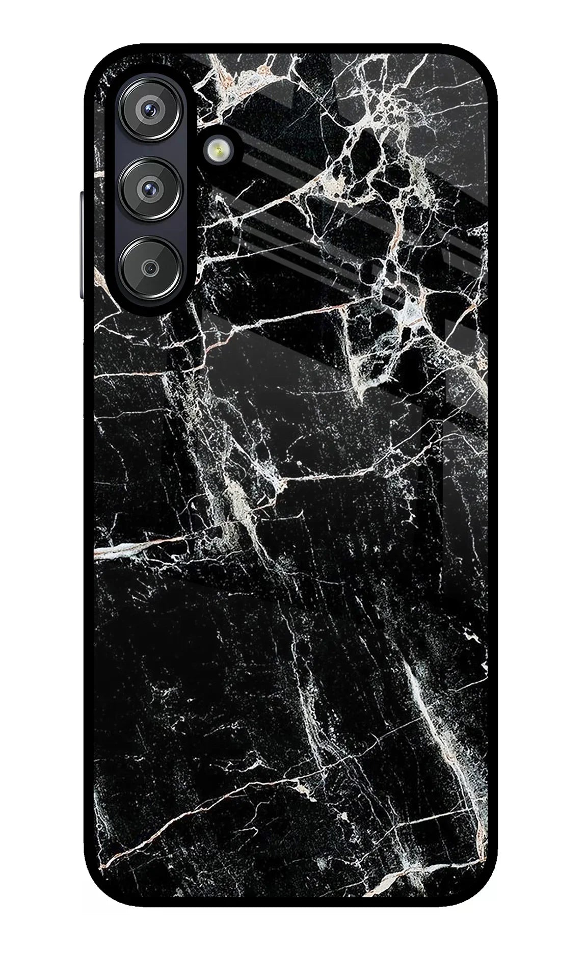 Black Marble Texture Samsung F15 5G Back Cover