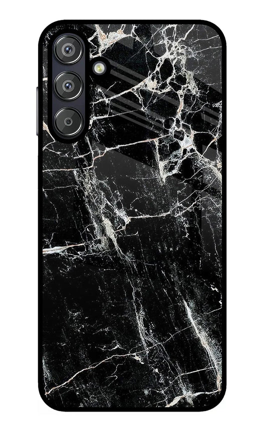 Black Marble Texture Samsung F15 5G Back Cover