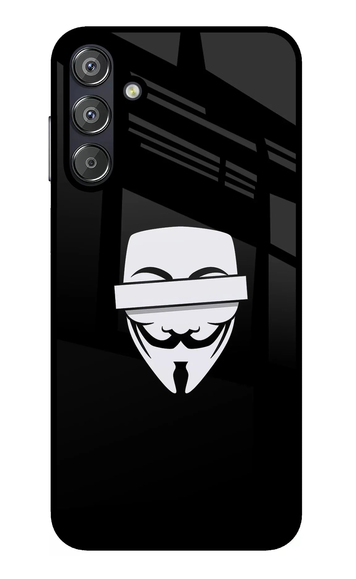 Anonymous Face Samsung F15 5G Glass Case